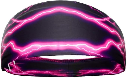 Unisex Headband/Sweatband. Best for Sports, Fitness, Working Out, Yoga. Tapered Design. Reversible.