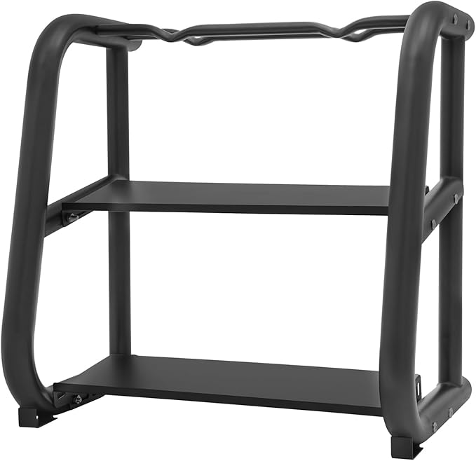 3-Tier Dumbbell and Kettlebell Storage Rack, Home Gym Storage Rack for Dumbbells, Kettlebells and Barbells with 220 lbs Load-bearing Capacity(24.41 * 15.75 * 24.8in)