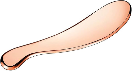 MagEnergy Gua Sha Tool Pure Copper Scraping Back Massager Guasha Board for Neck and Body Special Gifts for Grandparents Parents Friends