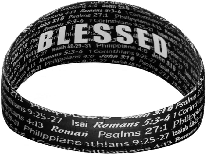 40+ Designs! Unisex Headband/Sweatband. Best for Sports, Fitness, Working Out, Yoga. Tapered Design