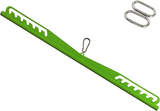 KORIKAHM Adjustable Lat Pull down Bar, Cable Machine Attachments for Gym, Home Gym Fitness T-bar Row Pulldown Attachments, Lat Pull Down Machine Wide Grip Neutral Grip Handle