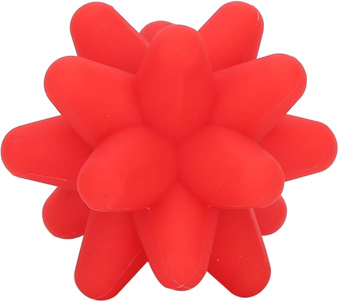 Diohce Spiky Massage Ball, Acupoint Physical Massage Balls, for Foot Massage, Deep Tissue Massage Ball, Point Plantar Fasciitis Relief (Red)