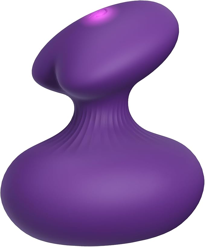 Fully Waterproof Massage Ball, Portable Handheld Neck Massager, Multifunctional Rechargeable Muscle Massage Tool (Deep Purple)