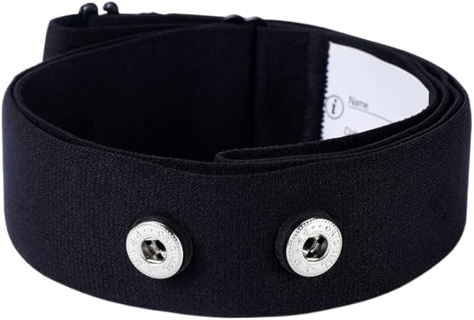 Compatible with Myzone MZ-SWITCH Strap Heart Rate Monitor Replacement Chest Beit Adjustable Soft Band Black