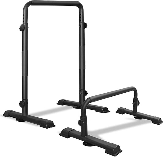 BARWING Dip Bars Dip Station with Adjustable Ultra-Stable Settings And Non-Slip Feet Dip Stand for Home Stabilizer Parallette Push Up Stand 2025 New Version