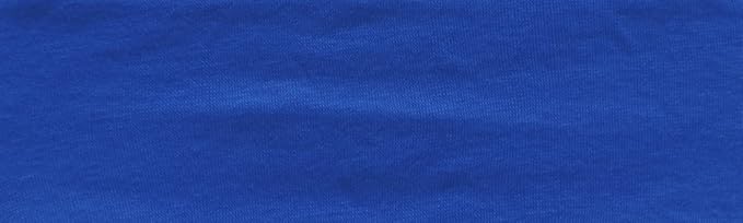 Kenz Laurenz Soft and Stretchy Elastic Cotton Headbands, Pack of 12, Blue