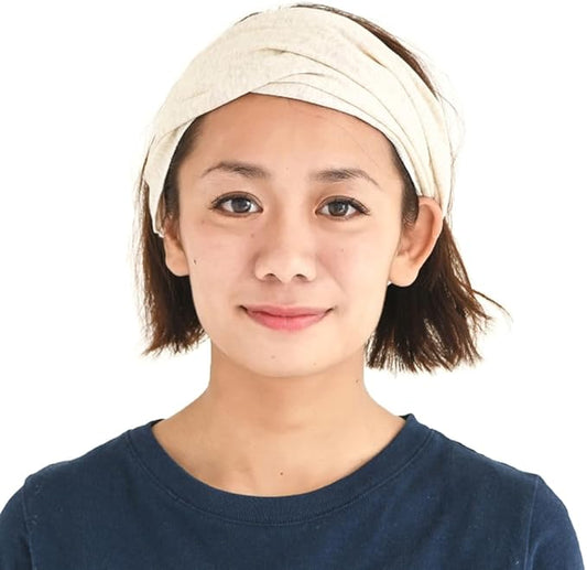CHARM Organic Cotton Headband Pre-Tied Bandana - Mens Womens Hairband Chemo Head Bands