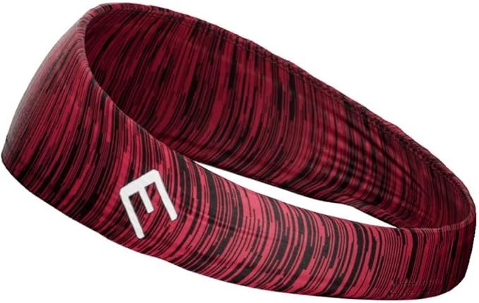 Unisex Headband/Sweatband. Best for Sports, Fitness, Working Out, Yoga. Tapered Design. Reversible.