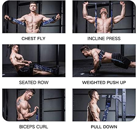 Innstar Multi-Function Resistance Bands for Working Out, Push Up Exercise Bands Resistance Bands Set for Bench Press Gym Equipment, Home Workout, Travel Portable