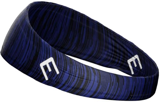 Unisex Headband/Sweatband. Best for Sports, Fitness, Working Out, Yoga. Tapered Design. Reversible.
