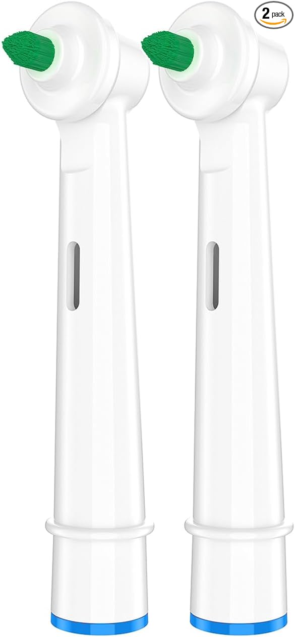 Interdental Replacement Brush Heads for Oral-B Electric Toothbrushes(Except The iO Series), 2-Pack, Ideal for Braces, Between Teeth, and Back Teeth Cleaning