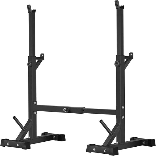 BangTong&Li Squat Rack Stand,Barbell Rack,Bench Press Rack Stand Home Gym Adjustable Weight Rack 550Lbs
