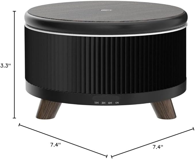 Diffusers for Essential Oils Humidifiers 500ML, Essential Oils Large Room Aromatherapy Diffuser,7 Colors Lights 3 Mist Modes with R/C for Home Office