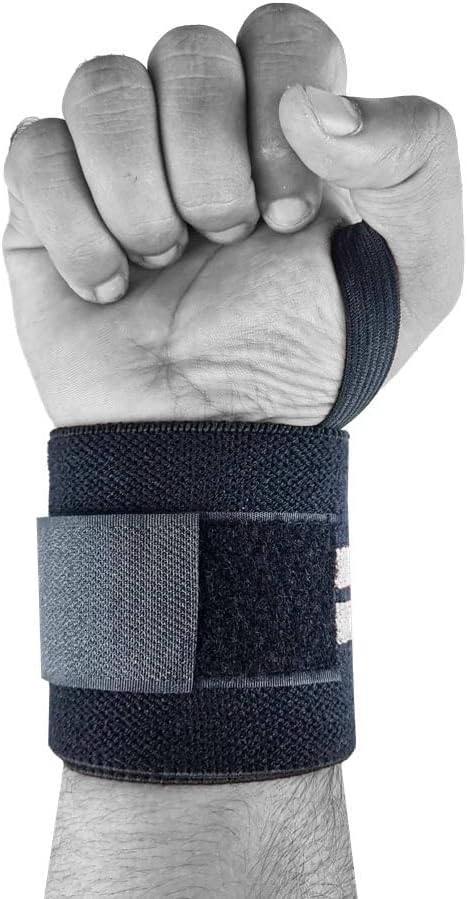 wrist wraps for weightlifting men & Women 18" Professional Quality Wrist Support with Heavy Duty Thumb Loop - Best Wrap for Powerlifting Competition, Strength Training, Bodybuilding