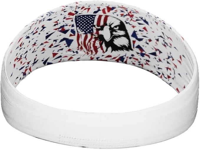 Unisex Headband/Sweatband. Best for Sports, Fitness, Working Out, Yoga. Tapered Design. Reversible.