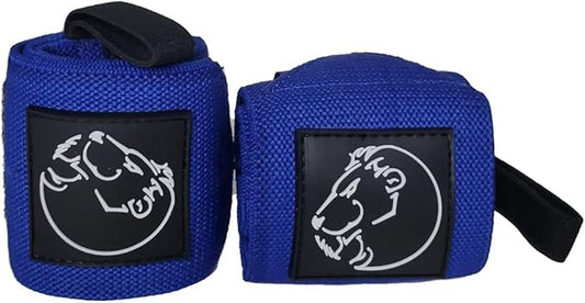 Premium Wrist Wraps for Weightlifting, BMG Premium 18” Wrist Wraps (pair) with Thumb Loop, Sturdy and Comfortable