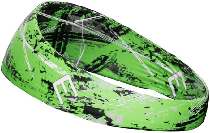 Unisex Headband/Sweatband. Best for Sports, Fitness, Working Out, Yoga. Tapered Design. Reversible.