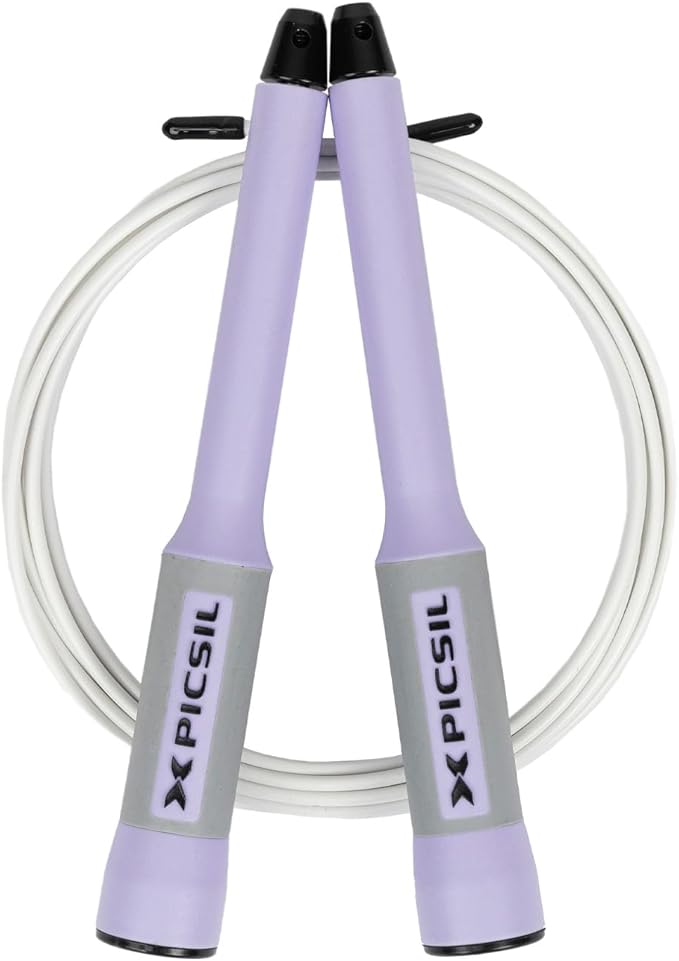 PICSIL - Sphinx Rope | 360° Spin Jump Rope | Dual Bearing System | Fast & Lightweight for Fitness, Cross Training Boxing | Adjustable Cable| Double Rolling |