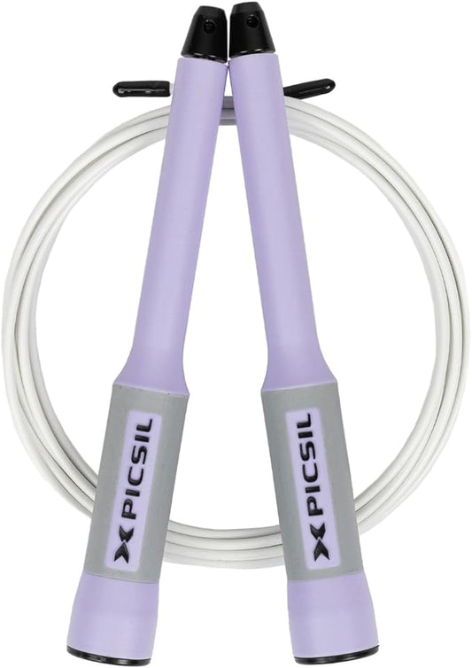 PICSIL - Sphinx Rope | 360° Spin Jump Rope | Dual Bearing System | Fast & Lightweight for Fitness, Cross Training Boxing | Adjustable Cable| Double Rolling |