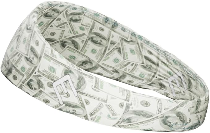 40+ Designs! Unisex Headband/Sweatband. Best for Sports, Fitness, Working Out, Yoga. Tapered Design