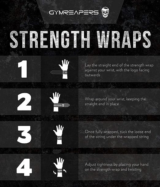 Gymreapers Strength Wrist Wraps for Cross Training, Olympic Lifting, Strength, WOD Workouts, Calisthenics - Strong Wrist Support for Men and Women - Fits All Wrist Sizes | Men and Women