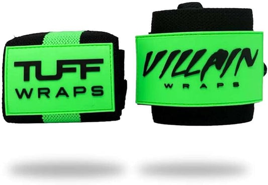 Villain Wrist Wraps for Weightlifting & Powerlifting – Adjustable Support Straps for Men and Women – Ideal for Strength Training, CrossFit, Bodybuilding – Durable Comfort to Eliminate Wrist Pain