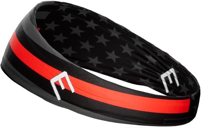 40+ Designs! Unisex Headband/Sweatband. Best for Sports, Fitness, Working Out, Yoga. Tapered Design