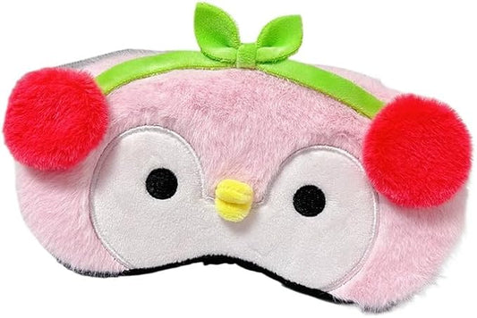 PERFECTSIGHT Cute Sleep Eye Masks (Pink Penguin)