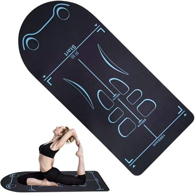 Exercise Equipment Mat for Ab Roller Wheel, Non-Slip Exercise Mat Extra Long Sound Insulation Knee Mat The Joints Protect For Abdominal Yoga Floor Workouts