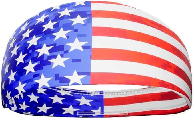 40+ Designs! Unisex Headband/Sweatband. Best for Sports, Fitness, Working Out, Yoga. Tapered Design