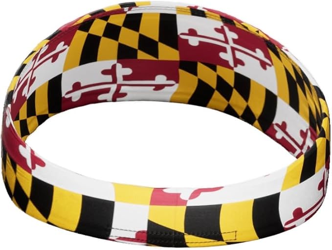 Unisex Headband/Sweatband. Best for Sports, Fitness, Working Out, Yoga. Tapered Design. Reversible.