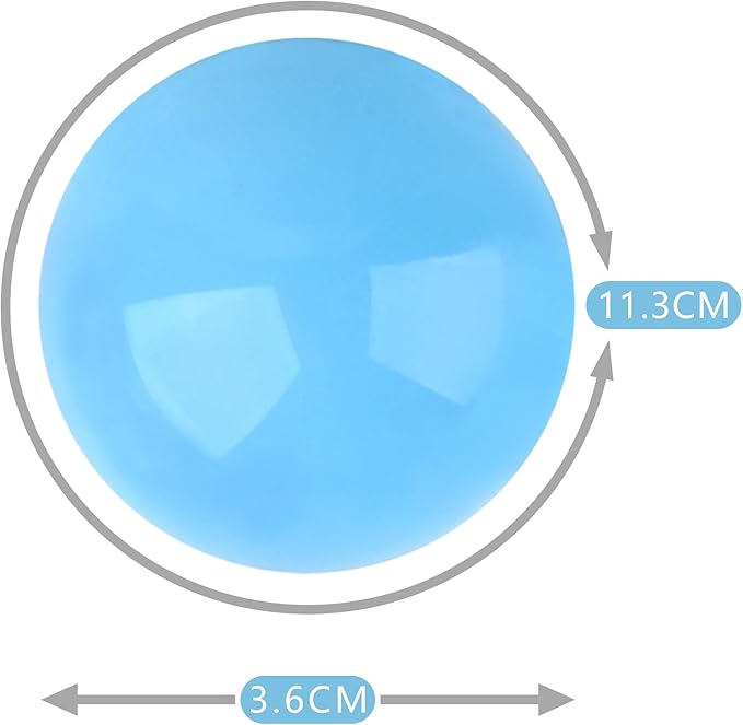 Knixmax Shoe Deodorizer Balls, Boot Deodorizing Shoe Odor Eater Ball Sneaker Deodorants, Gym Bags Lockers Car Air Fresheners, 6 Packs Fresh Linen Blue