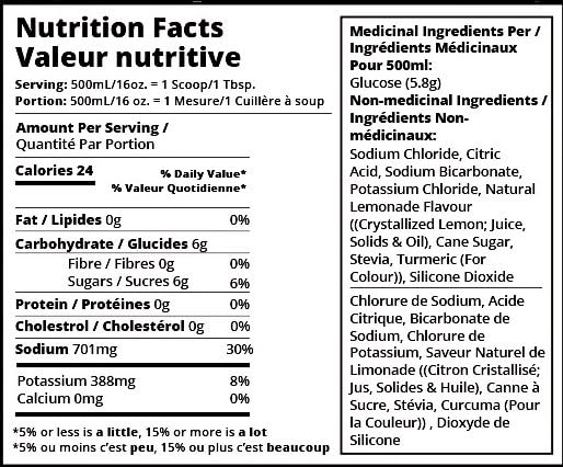 Best Hydrate Lemonade Electrolyte Hydration Powder Mix for Energy, Sports, Workouts, 16 oz Drinks