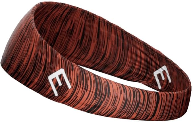 Unisex Headband/Sweatband. Best for Sports, Fitness, Working Out, Yoga. Tapered Design. Reversible.