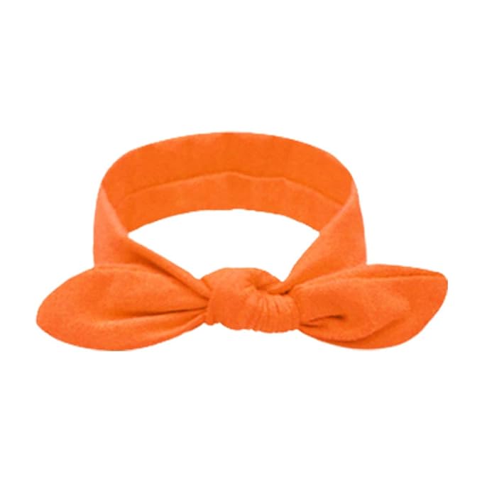 DRESHOW 8 Pack Bow Headbands for Women Girls Elastic Headwraps Knotted Headband Rabbit Ears Turban Non-Slip Sport Cute Hair Accessories