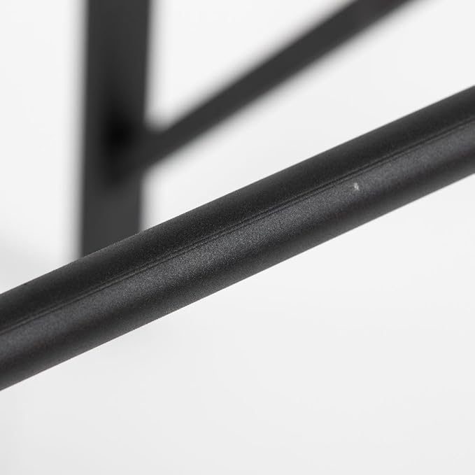 Titan HD Wall Mounted Pull Up Chin Up Bar with 8 in. Wood Olympic Gymnastic Rings - 1.5 in. W Heavy Duty Thick Straps &