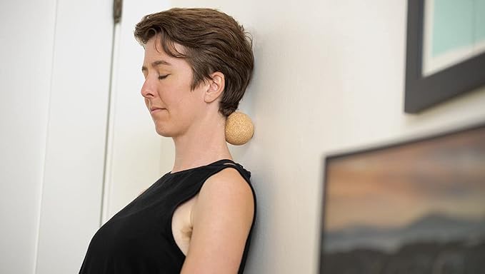 Travel Cork Massage Ball | Lightweight, Sustainable Alternative to Lacrosse Ball for Muscle Pain Relief (2.5 Inch (Pack of 2), Sanded Cork)