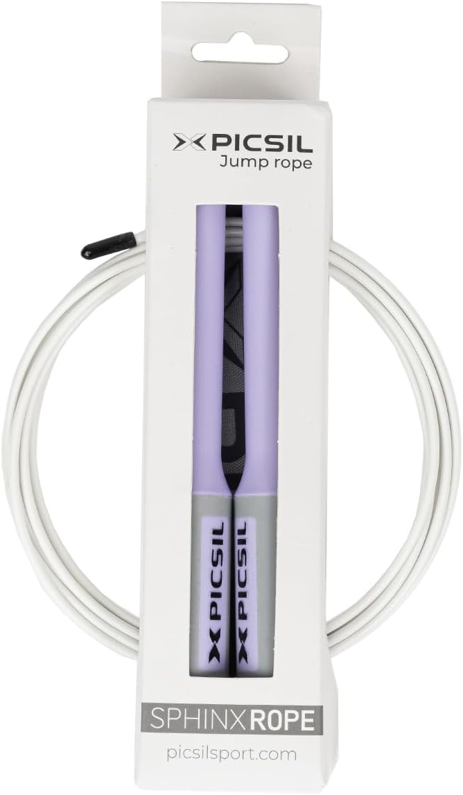 PICSIL - Sphinx Rope | 360° Spin Jump Rope | Dual Bearing System | Fast & Lightweight for Fitness, Cross Training Boxing | Adjustable Cable| Double Rolling |