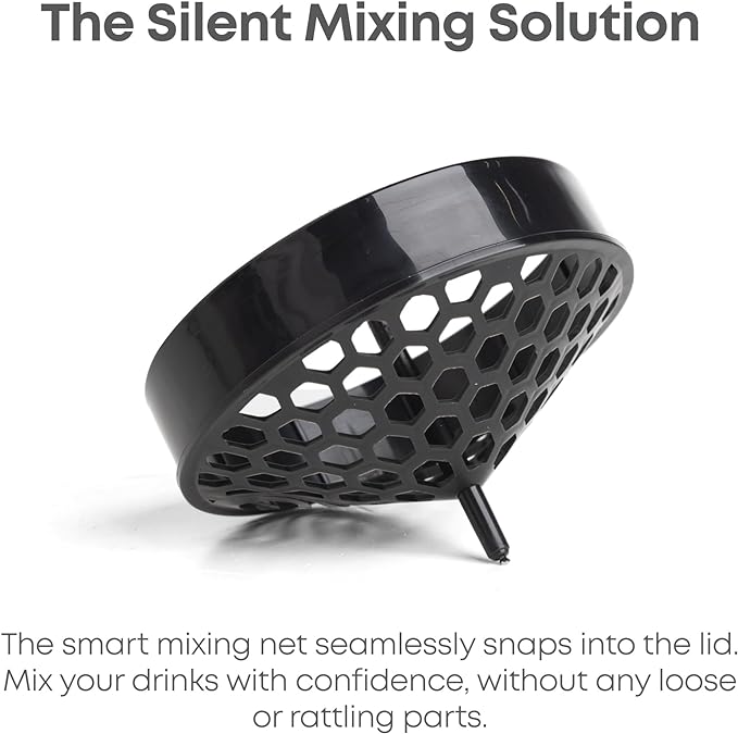 Smartshake Lite 4-Pack Protein Shaker Bottle 400 ml | 13.5 oz - Leakproof Screw-on Lid - BPA Free – Unisex - Mist Grey, Army Green, Black, Navy Blue