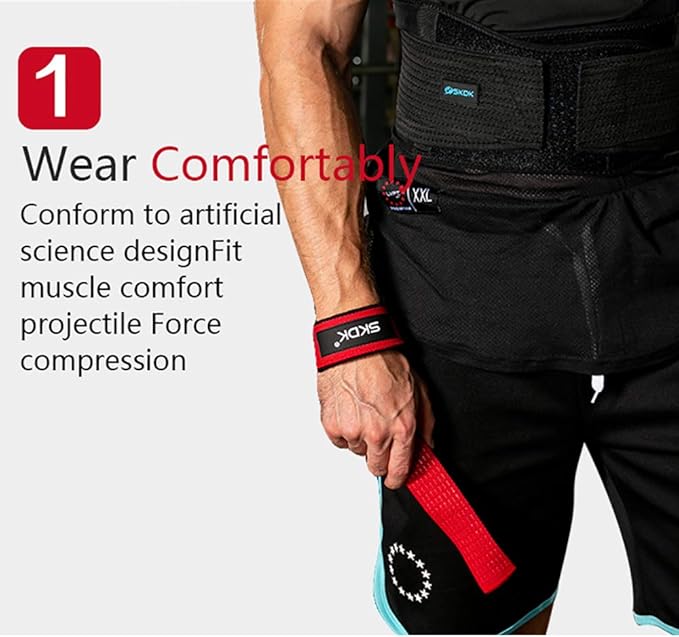 SKDK Cotton Hard Pull Wrist Lifting Straps Grips Band-Deadlift Straps with Neoprene Cushioned Wrist Padded and Anti-Skid Silicone - for Weightlifting, Bodybuilding, Xfit, Strength Training