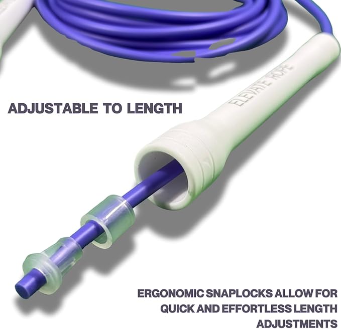 Professional Speed Rope - 3m Adjustable Skipping rope, 5mm PVC with Nylon Core for Cardio, Double Unders & Crossfit - Durable Jump Rope Used for Indoor/Outdoor Training.