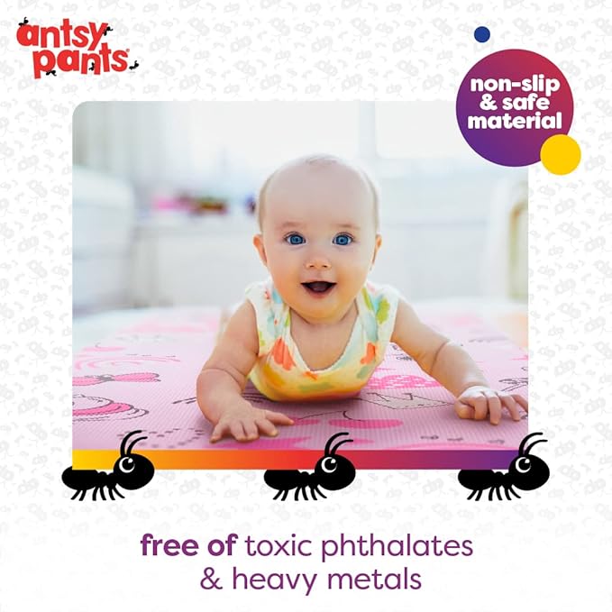 Antsy Pants Kids Yoga Mat - Yoga Mat for Kids, Yoga Mats for Home Workout, Travel Yoga Mat, Yoga Mat Non Slip, 60” x 24”, 3mm Free of Toxic Phthalates