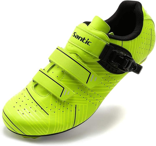 Santic Men's Cycling Shoes Road Cycling Riding Shoes Road Bike Shoes with Buckle- Roadway New