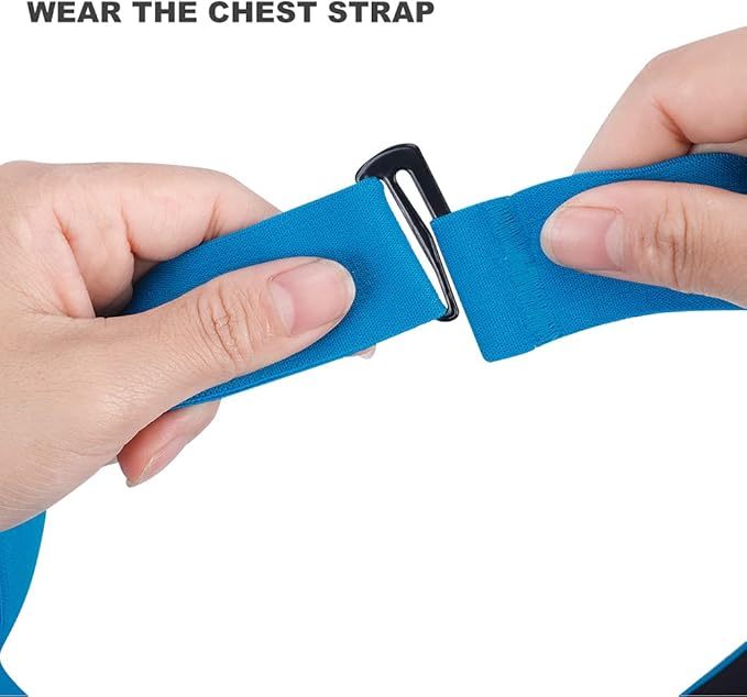 Heart Rate Monitor Replacement Chest Strap Compatible with Polar H10 H9 H7 H1 Wahoo Tickr Garmin Chest Belt