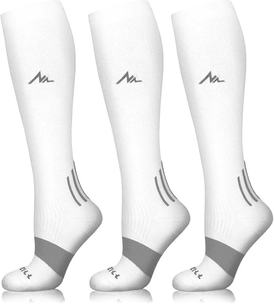 NEWZILL Medical Compression Socks for Women & Men Circulation 20-30 mmHg, Best Support for Running Athletic Cycling Nursing Travel Work and Fitness