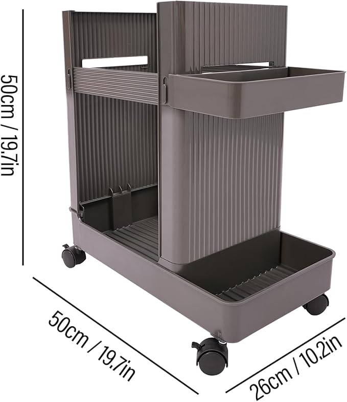 Weight Rack Stand with Wheels, ABS Workout Equipment Storage Rack with Tray, Yoga Mat, Dumbbells & Foam Rollers Storage Organizer, for Home, Hotel, Commercial Gym (Gray)