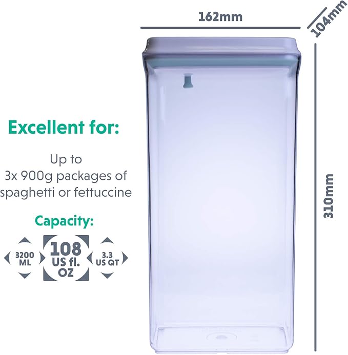 Bop Top | Airtight Meal Prep Containers with Lids | Food Storage Container Sets | Snack and Overnight Oats Fridge Organizer | Pantry and Kitchen Organization