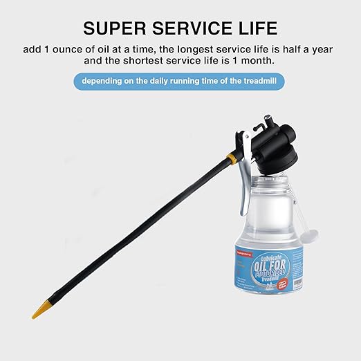 Silicone Treadmill Lubricant for Belt/Lubes |8.45 Ounce, High Temperature Resistant and Stable Lubricant,Treadmill Oil Belt Lubricant,Equipped with Oil Pump and Long Hose, Easy to use