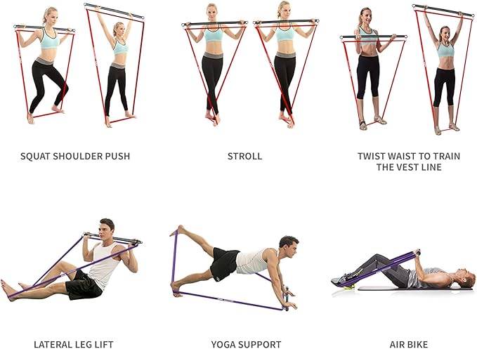 POWER GUIDANCE Pull Up Assist Bands - Stretch Resistance Band - Mobility Band - Powerlifting Bands - by Perfect for Body Stretching, Powerlifting, Resistance Training