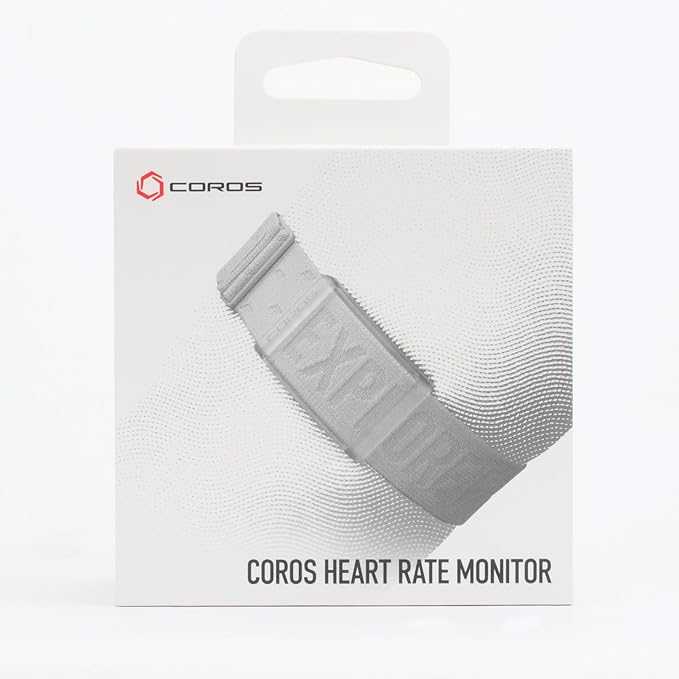 COROS Heart Rate Monitor, Comfort, Easy to wear, Auto-wear Detection, Advanced Sensor, Precise Data, Bluetooth, 38 Hours Battery Life, Connects up to 3 Devices at Once, for Run and Bike